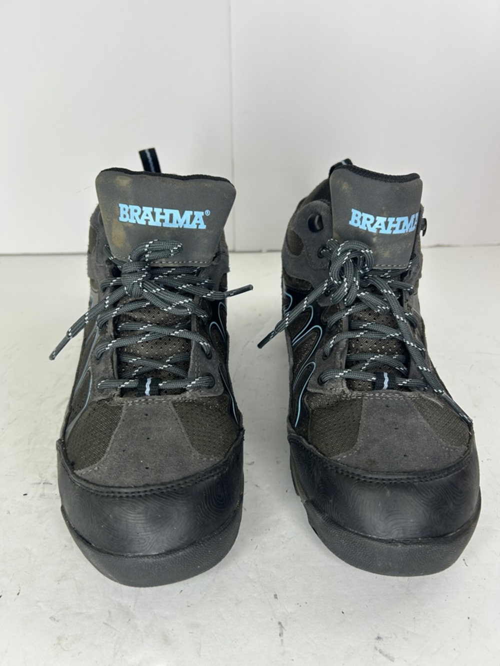 Brahma Black and Light Blue Safety Boots